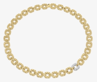 Transparent Diamond Chain Png - Figaro 14k Gold Bracelet, Png Download, Free Download