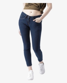 Stretchable Jeans Denim Jeans For Girls, HD Png Download, Free Download