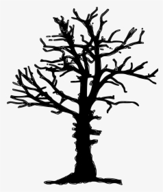Forest Dieback Forest Decline Tree Free Photo - Dead Tree Silhouette Png, Transparent Png, Free Download