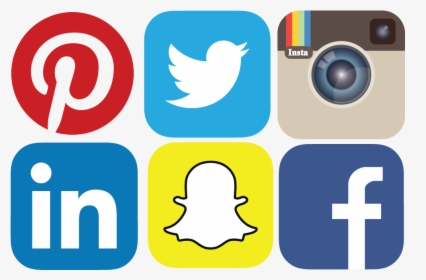 Social Media Icons - Facebook Instagram Snapchat Youtube, HD Png Download, Free Download