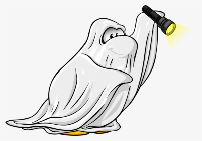 Halloween Ghost Club Penguin, HD Png Download, Free Download