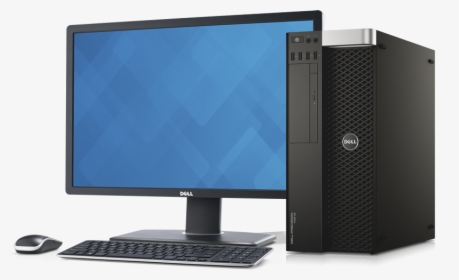 Dell Precision Desktop Computer - Dell Precision T1700 Monitor, HD Png Download, Free Download