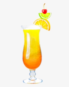 Hand Painted A Glass Of Orange Juice Png Transparent - Orange, Png Download, Free Download