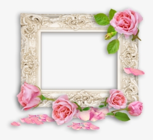 Pink Vintage Frames Png - Borders And Frames Roses, Transparent Png, Free Download