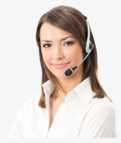 Woman With Headset Png, Transparent Png, Free Download