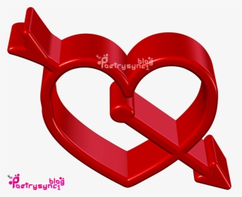 Love 3d Heart Image Wallpaper In Red Colour By Poetrysync1 - Red Colour Heart, HD Png Download, Free Download