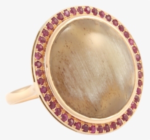 18kt Gold Ring With Little Pink Sapphires And Uphondo - Scouting, HD Png Download, Free Download