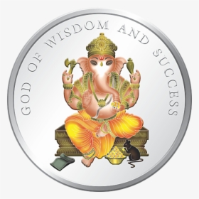 Ganesh Ji Gold Coin, HD Png Download, Free Download