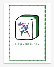 Happy Birthday Mahjong Sparrow - Mahjong One Of Bamboo Png, Transparent Png, Free Download