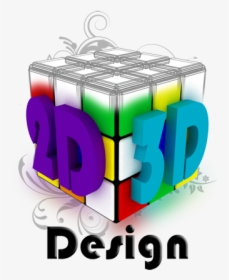 2d And 3d Design, HD Png Download, Free Download