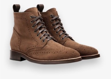 Suede Wingtip Boots, HD Png Download, Free Download