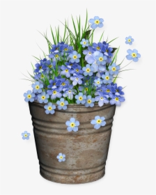 Cheyokota Digital Scraps Spring Garden Pinterest - Forget Me Not Drawings Of Flowers, HD Png Download, Free Download