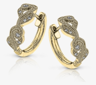 18k Yellow Gold Hoop Earrings Tipton"s Fine Jewelry - Serpent, HD Png Download, Free Download