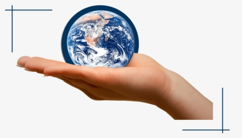 Hand Holding Globe Png, Transparent Png, Free Download