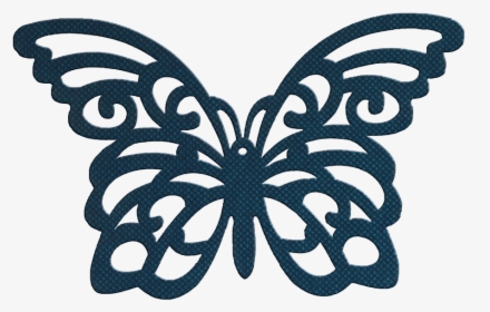 Butterfly, Insect, Wing, Flying, Silhouette, Contour - Vector Butterfly Silhouette Png, Transparent Png, Free Download