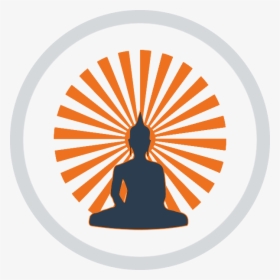 Transparent Meditation Silhouette Png - Buddha Logo Png, Png Download, Free Download