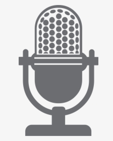 Microphone Clipart Simple - Podcast Microphone Icon Png, Transparent Png, Free Download