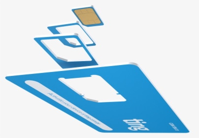 Sim Card Clipart Gsm - Nano Sim Card Ting, HD Png Download, Free Download