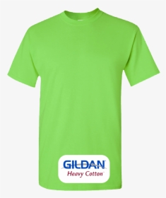 Gildan Custom Neon Green T Shirts - Gildan Shirts Neon Green, HD Png Download, Free Download