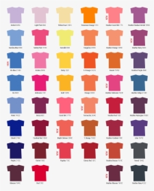 Some Items Are Not Available In Certain Colors - Gildan Shirt Colors 2019, HD Png Download, Free Download