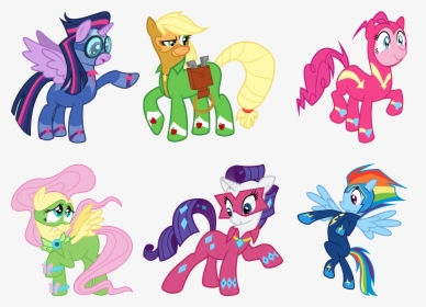 Related Coloring Pages - My Little Pony Power Ponies Coloring Pages, HD Png Download, Free Download