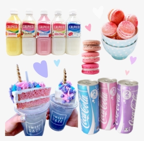 Food, Overlay, Cute - Aesthetic Soda Transparent Png, Png Download, Free Download