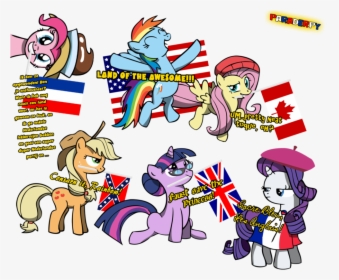 National Ponies By Paraderpy-d4n1xbk - Parachute, HD Png Download, Free Download