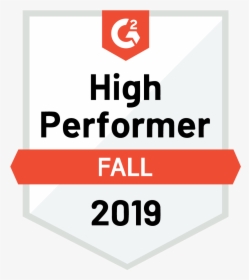 G2 Crowd High Performer Summer 2019, HD Png Download, Free Download