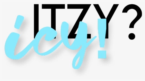 #itzy #icy #kpop #logo #text #ryujin #yuna #lia #yeji - Graphic Design, HD Png Download, Free Download