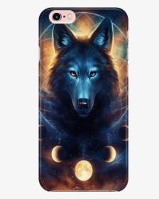 Dreamcatcher Wolf Phone Case By Jojoesart"  Class= - Moon Wolf, HD Png Download, Free Download
