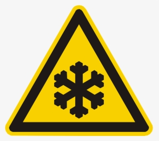 Low Temperature, Ice, Icy, Cold, Freeze, Warning - Fire Hazard Clip Art, HD Png Download, Free Download