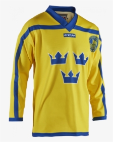 Team Sweden Ccm Replica Sr - Sweden Hockey Jersey Ccm, HD Png Download, Free Download