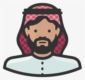 Muslim Man Icon - Muslim Man Cartoon Png, Transparent Png, Free Download