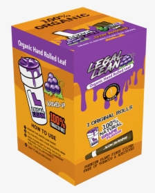 Grape Legal Lean Cone Natural Leaf Wraps King Size"  - Box, HD Png Download, Free Download