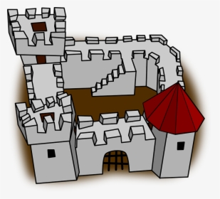 Free Fortress Castle Vector - Castle Clip Art, HD Png Download, Free Download