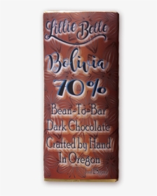 Little Lillie Mini Boliva 70% Bean To Bar Dark Chocolate - Book Cover, HD Png Download, Free Download