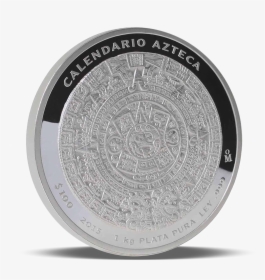 Moneda De Plata Calendario Azteca, HD Png Download, Free Download