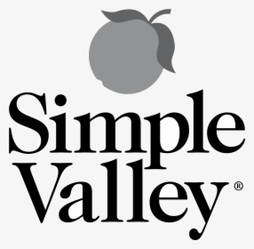 Valley Vector Black And White - Apple, HD Png Download, Free Download