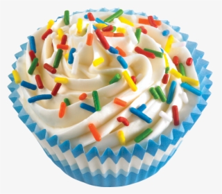 Sprinkle Ice Cream Cupcake - Ice Cream Cupcakes, HD Png Download, Free Download