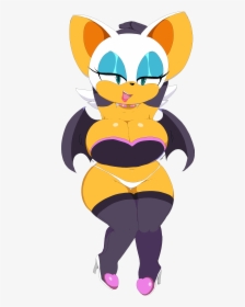 Rouge The Bat - Cartoon, HD Png Download, Free Download