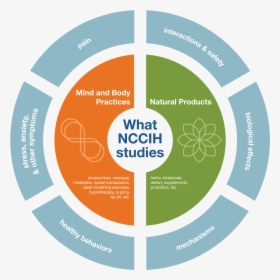 This Graphic Depicts Two Priority Areas Covering What - Nccih Studies, HD Png Download, Free Download