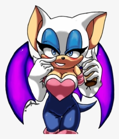 Rouge The Bat - Cartoon, HD Png Download, Free Download