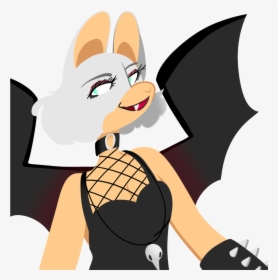 Rouge The Bat But Goth - Cartoon, HD Png Download, Free Download
