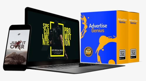 Advertise Genius - Netbook, HD Png Download, Free Download