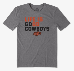 Men"s Oklahoma State Cowboys Lig Go Team Cool Tee - Active Shirt, HD Png Download, Free Download