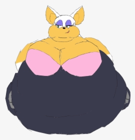 Rouge The Fat - Cartoon, HD Png Download, Free Download
