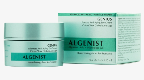 Genius Ultimate Anti Aging Eye Cream Front And Packaging - Cosmetics, HD Png Download, Free Download