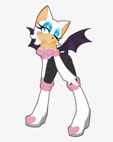 Rouge The Bat - Cartoon, HD Png Download, Free Download
