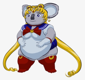 Sailor Moon Koala - Cartoon, HD Png Download, Free Download