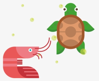 Icon Design Cartoon Turtle And Transprent Clipart , - Flat Design Fish Png, Transparent Png, Free Download